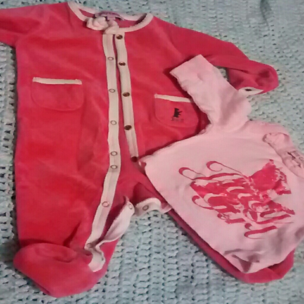 Juicy couture sleeper and shirt